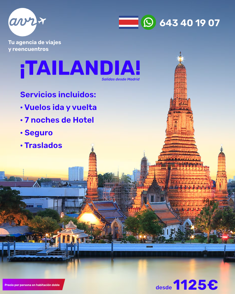 Viaje a Tailandia – Desde Madrid con vuelos, hotel y traslados incluidos por 1125 € | AVR Viajes